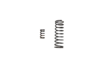 metal springs isolated on transparent background
