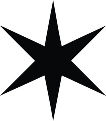 Fototapeta premium starburst silhouette vector illustration.