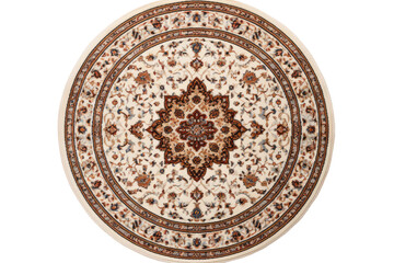 Traditional Rug. White or PNG Transparent Background.