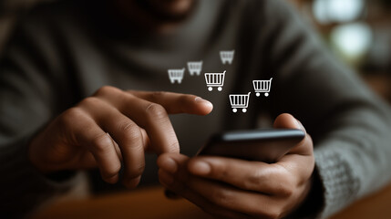 Online Shopping Concept with Smartphone