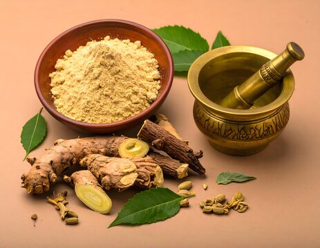 Vasambu Roots and Herbal Powder with Ayurvedic Props