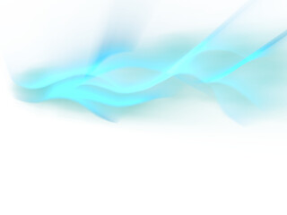Flowing blue glowing smoke effect, light rays, neon smoke lines, bright blue halo.Transparent, hand drawn


