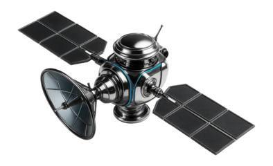 Satellite featuring a central control module and deployable appendages