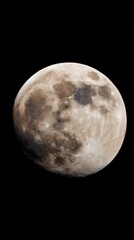Obraz premium giant full moon close up glowing in dark night sky atmosphere