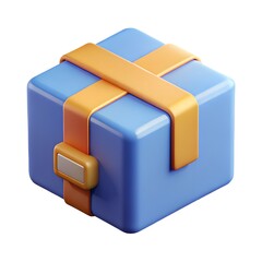 Product Packaging Box 3D Icon Illustration