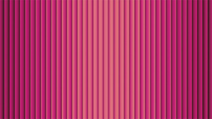 Pink ribbed glass background with gradient pattern and abstract fluted texture. Rainbow acrylic stripes effect for decorative wall. Translucent prism panel or clean diamond lines for interior designs.
