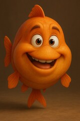 funny orange fish