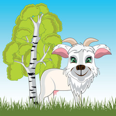 sawhorse on meadow.eps