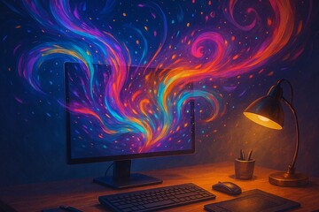 Electric Vision Desk