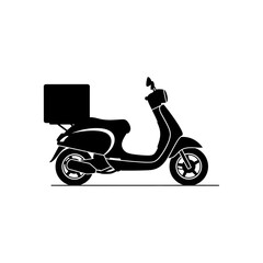 Obraz premium vintage scooter isolated on white background