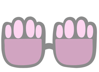 발바닥 선글라스