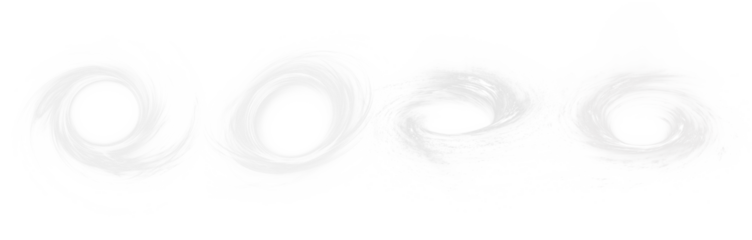 Dynamic Storm Spiral PNG with Energy Flow