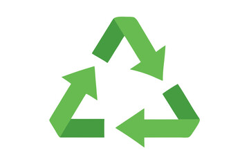 Green Recycling Symbol for Eco-Friendly Living