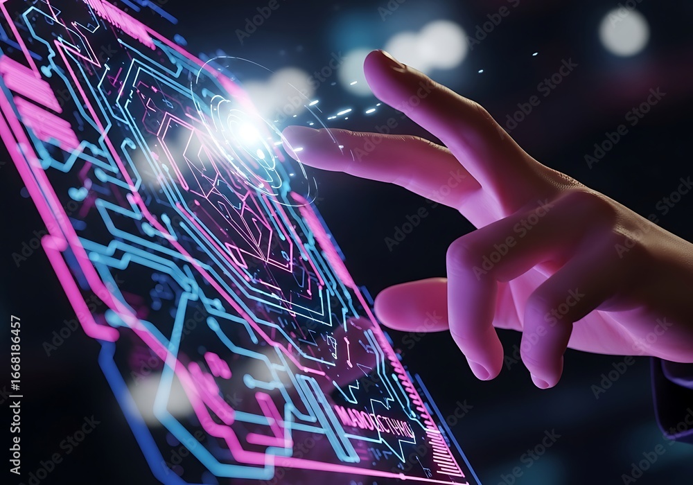 Poster the future of interaction navigating a world of technological interfaces and human connection in the