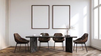 Modern dining room interior (6)