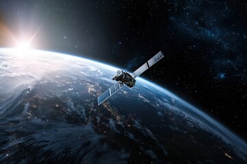 satellite in space