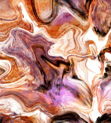 Textura abstracta con formas orgánicas y abstractas en tonos cálidos y terrosos