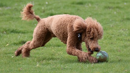 Poodles at Play: Watch These Intelligent, Fluffy Pups Chase Toys, Frolic in Yards, and Spark Joy with Their Lively Antics