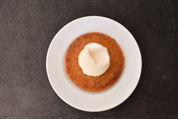 Creamy kunefe,  traditional dessert kunefe
