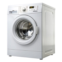 Washing machine isolated on a transparent background