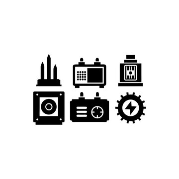 6 different variable frequency drive silhouette ve