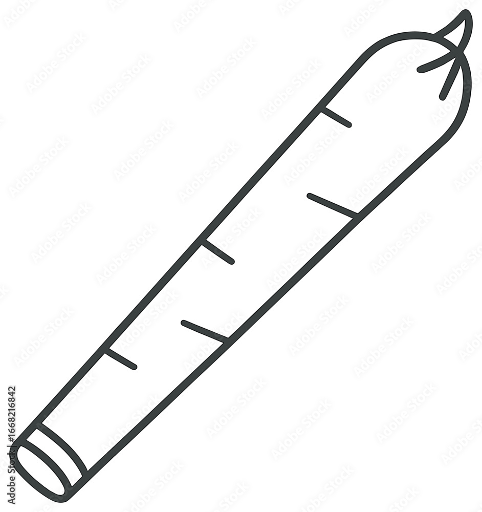 Poster minimal carrot outline vector | simple linear sketch of carrot design for healthy eating