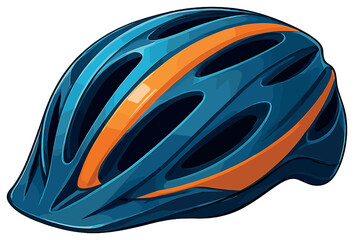 Sleek bicycle helmet vector | modern, stylish cycling gear | safety, sport design concept
