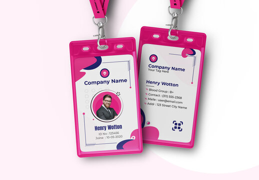 Modern And Minimalist ID Card Template