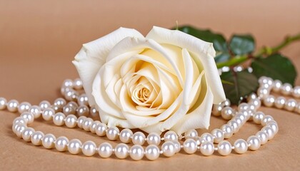 white rose on a white background