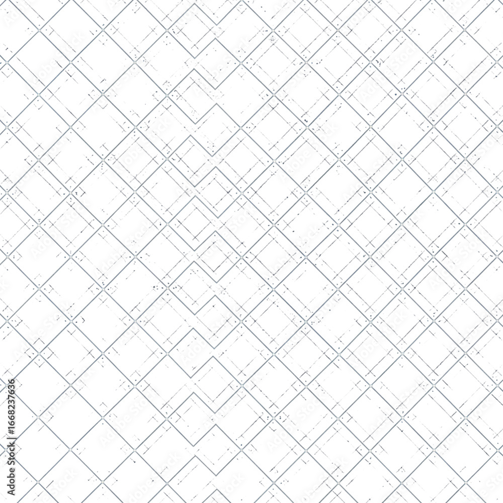 Poster abstract geometric pattern of thin white lines and dots on a black background isolated on transparen