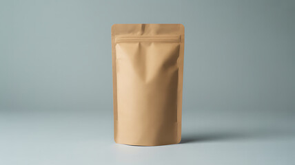 Kraft Paper Pouch Mockup Blank Stand-Up Bag for Your Product Design