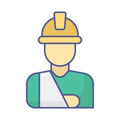 Accident Vector Icon which can easily modify or edit