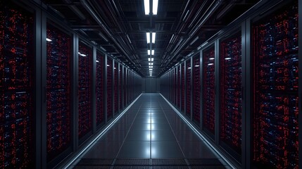 High Tech Cooling Supercomputer Racks