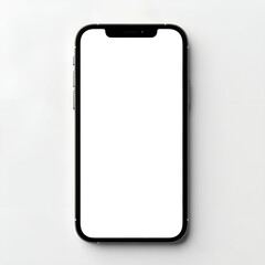 Modern Smartphone with Blank Screen for Mockup