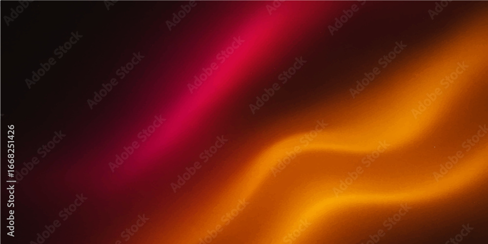 Poster abstract red background with flowing waves and textured design