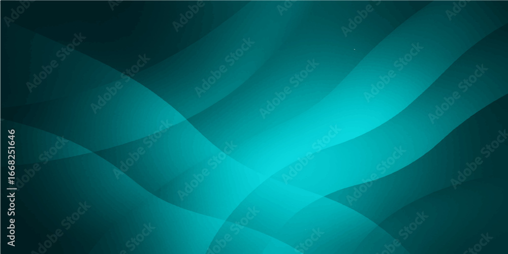 Poster abstract blue vector background with flowing lines and smooth gradient design
