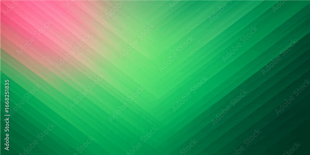 Aufkleber abstract coluorful green background with lines and soft gradient design elements