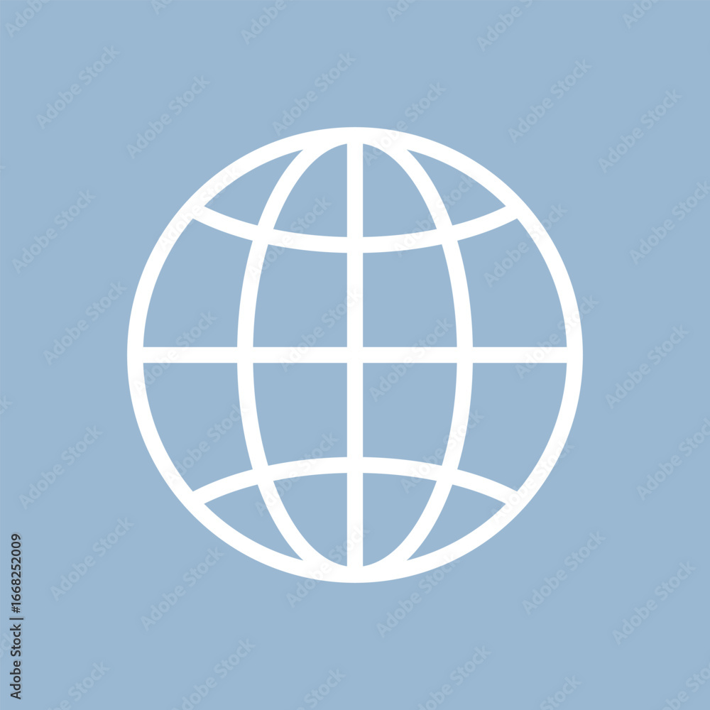 Canvas Prints globe world web icon