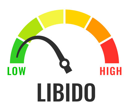 Low libido vector icon