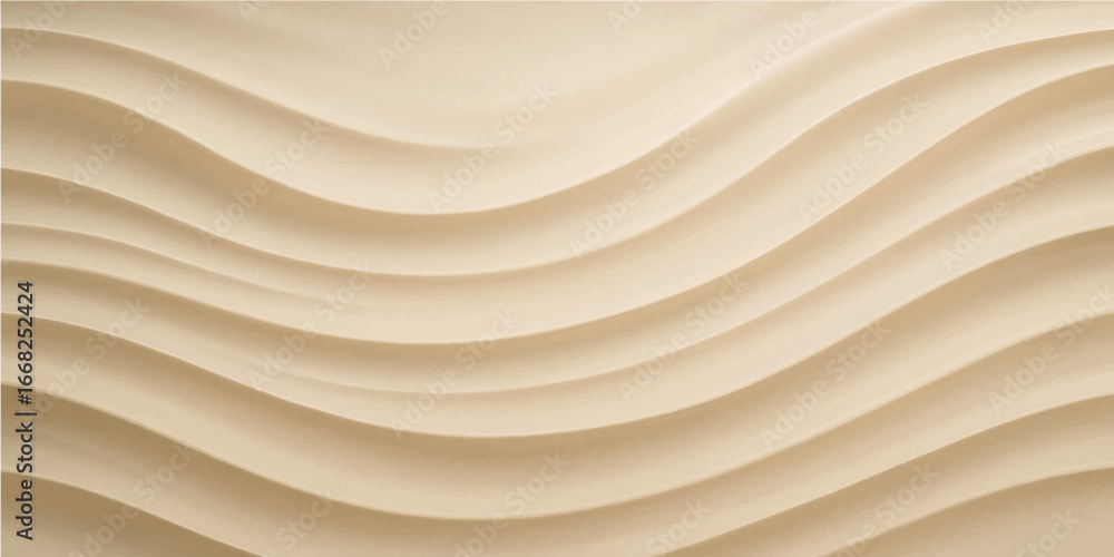 Poster sand texture background with flowing waves and soft natural surface