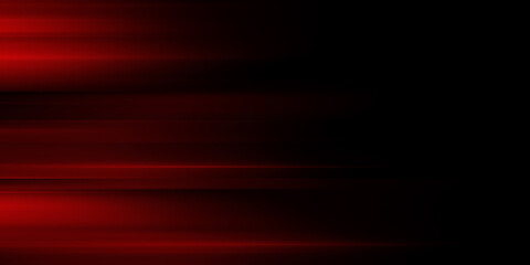Abstract dark red speed light tail on black background
