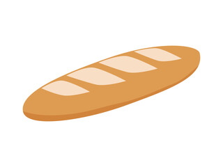 フランスパン(バゲット)のイラストアイコン