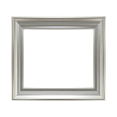 silver picture frame PNG