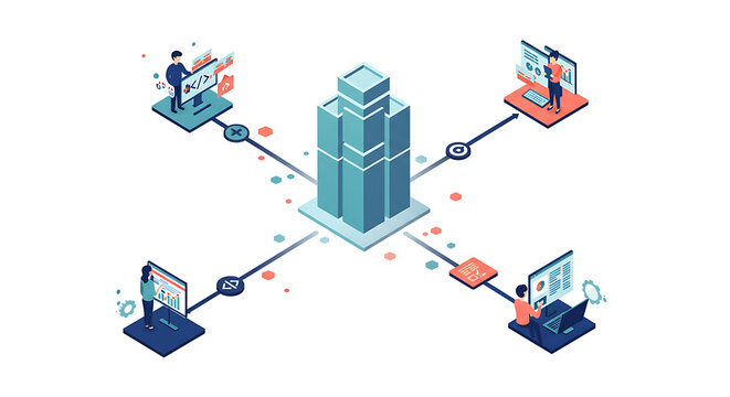 Centralized Data Management System with IT Team Collaboration and Network Connectivity