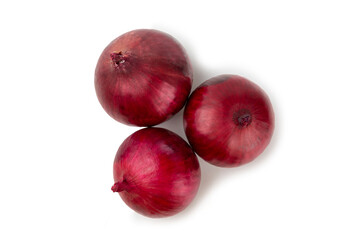 Shallot onion isolated on white background. onion slice. onion rings. Fresh red Onion. Natural, fresh, vegetarian food. Agricultural products. Healthy eating. Vegetables. Farmer's market.