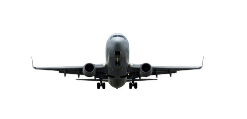 Fototapeta premium Front View of a Commercial Airplane in Flight 