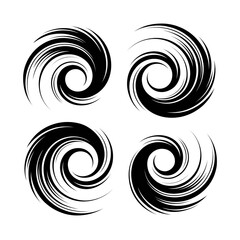 Abstract Swirling Lines: Elegant, Monochromatic, Dynamic Design Element for Modern Backgrounds.