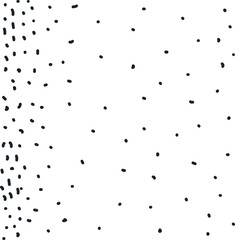 The texture consists of dots that become denser towards the left edge.