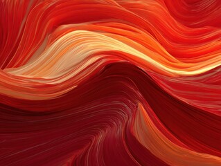 Red Liquid Wave Abstract Background