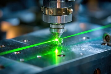 Laser Experiment. Photonics Laboratory Research with Science, Beam, and Energy